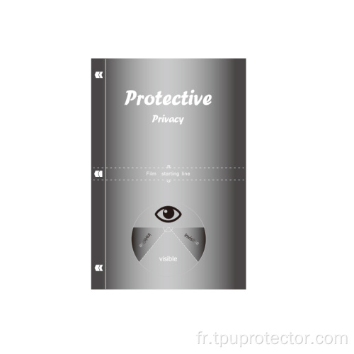 Feuilles de protection d'écran de confidentialité du téléphone mobile